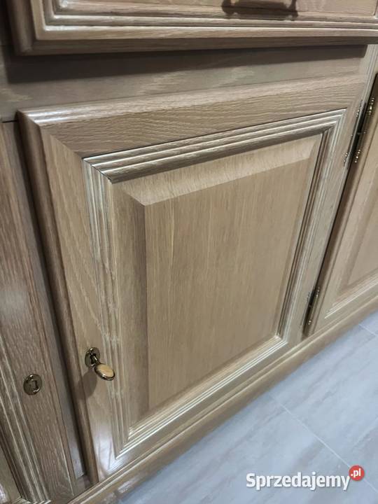 KOMODA z lustrem jasne drewno 230 szafki Siedlce