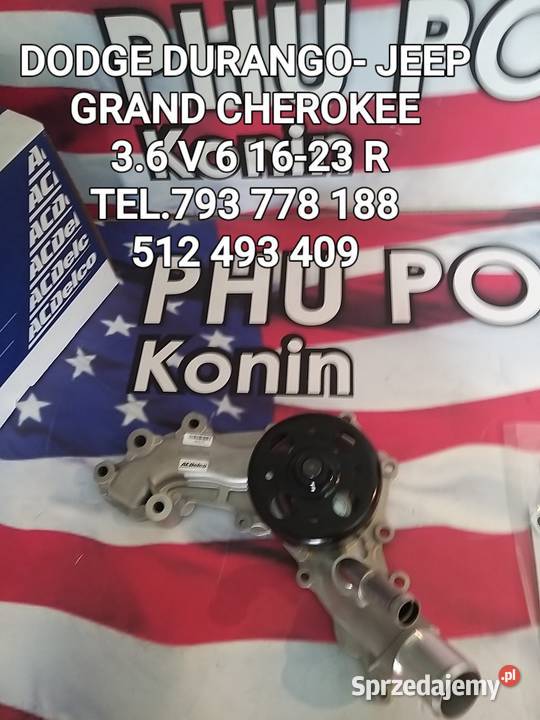 POMPA WODY DODGE DURANGOJEEP GRAND CHEROKMEE 36 Pompy wody wielkopolskie