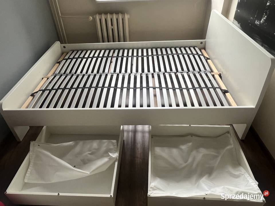 Sprzedam łóżko z szufladami 140cm Konin sprzedam