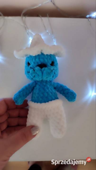 Szydełkowy zabawk szydełkowy smurfkot Kraków