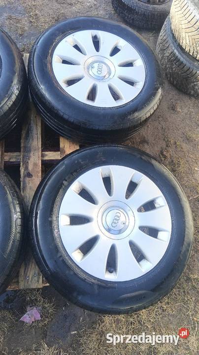 5x112 audi koła 16 orginalne z oponami letnimi Szymbory-Andrzejowięta sprzedam