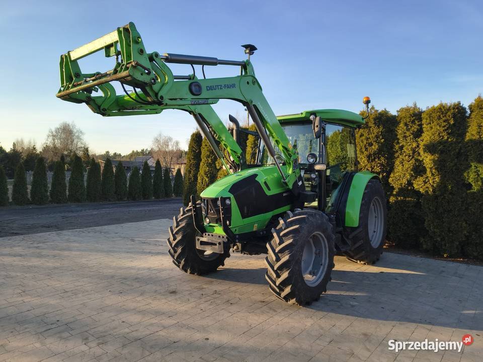 DeutzFahr 5100G z ładowaczem Grabów Szlachecki