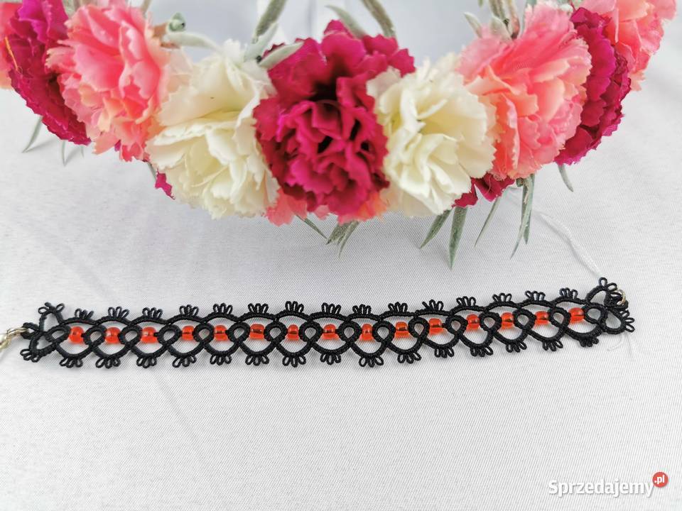 Bransoletka frywolitkowa małopolskie Wiśniowa sprzedam