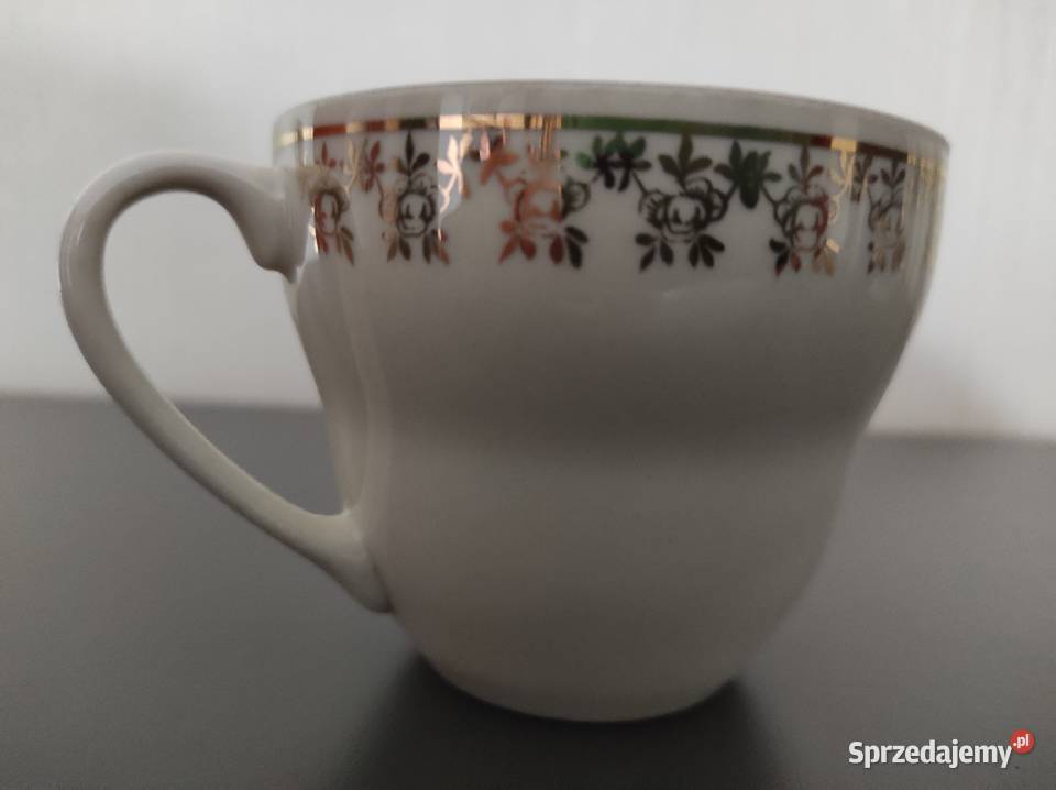 Filiżanki Sonia porcelana Pruszków 2 wzory Warpechy Stare