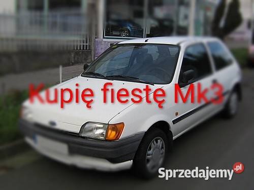 Fiesta MK3 Rok produkcji 1990