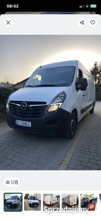 Opel Movano Master 23 Salon Polska 136KM Białystok