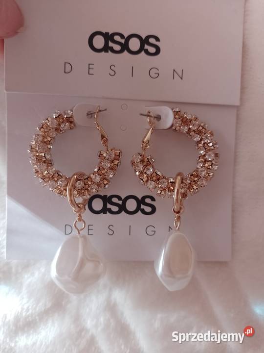ASOS Bogato zdobione kolczyki wieczorowe z Dla kobiet Dodatki małopolskie Kraków