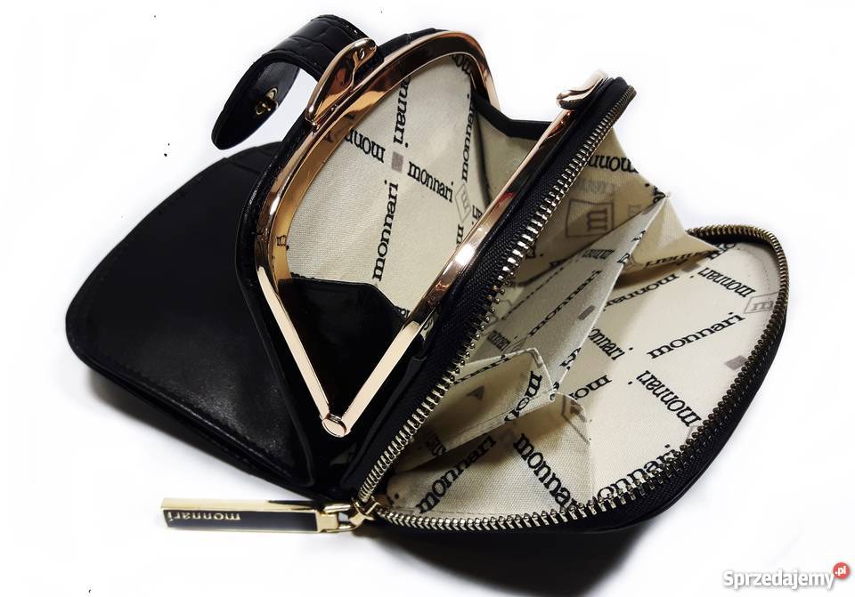 PORTFEL MONNARI W PUDEŁKU skóra Do ręki  śląskie Częstochowa