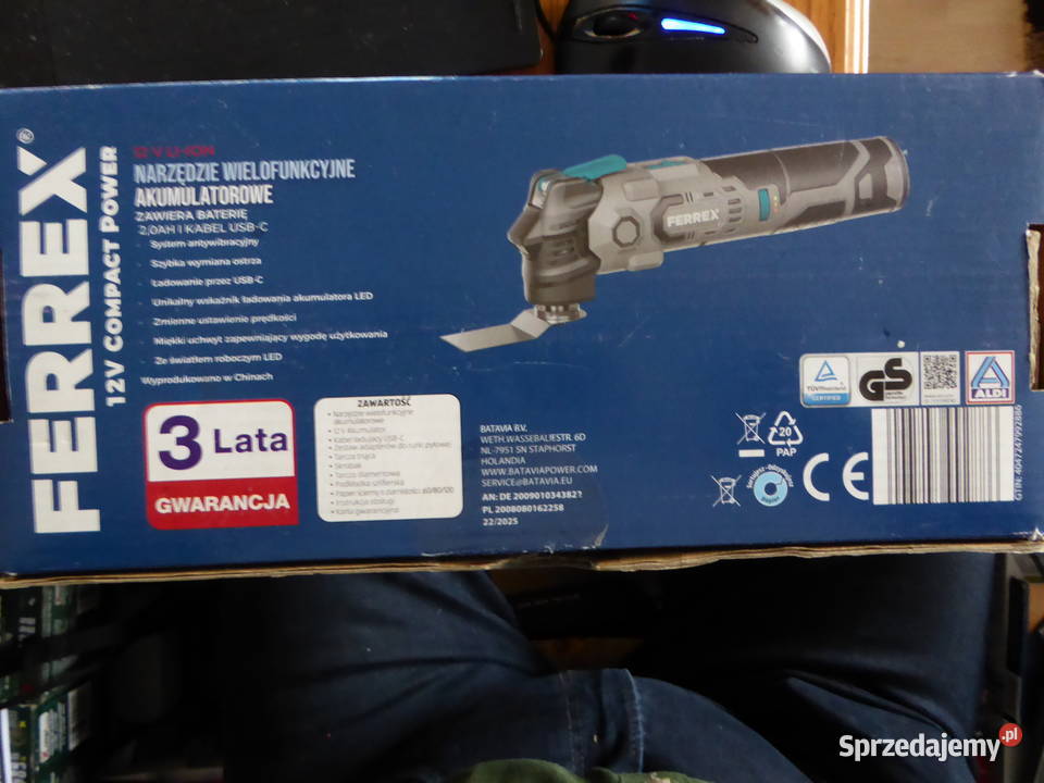 Nieużywane wielofunkcyjne nrzędzie FERREX 12V Zestawy elektronarzędzi Olsztyn