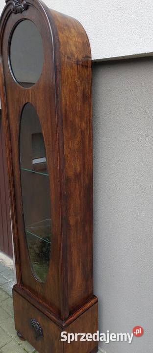 Stary słupek witryna szafka dąb ciemna pomorskie Tczew sprzedam