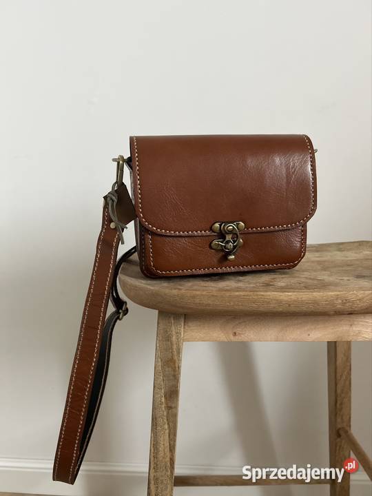 Torebka skórzana brązowa Bielany Wrocławskie sprzedam