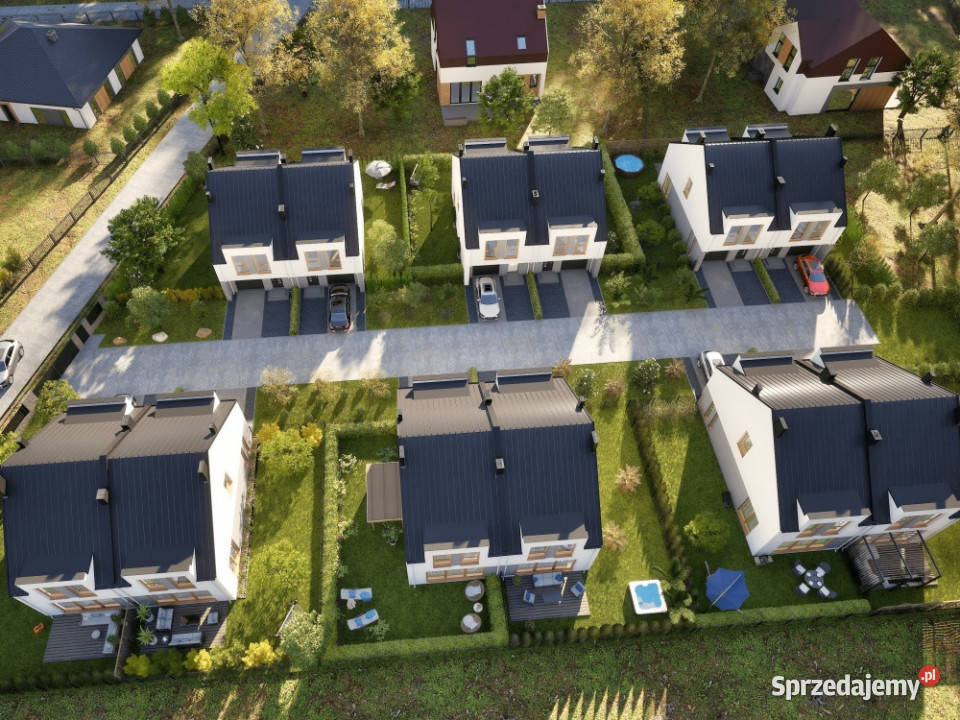 Nowy dom bliźniak 130 m2 Borowa Góra Jezioro 245m2 Legionowo