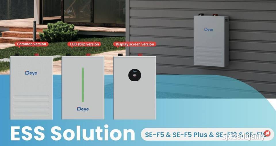 DEYE SEF16 magazyn energii LiFePO 16 kWh ESS Low małopolskie