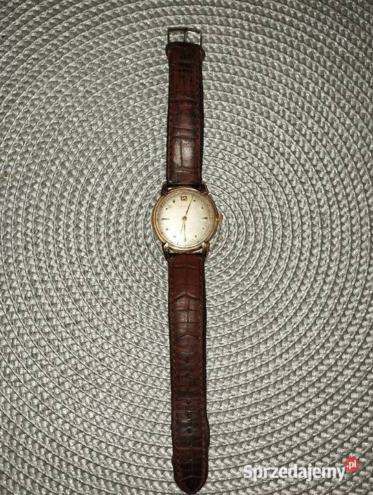 DOXA Antimagnetique ZŁOTY 14K na rękę Zegarki wielkopolskie sprzedam