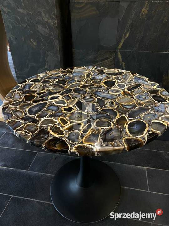 Blat Agat BlueBlack stolik kawowy z Bielany Wrocławskie sprzedam