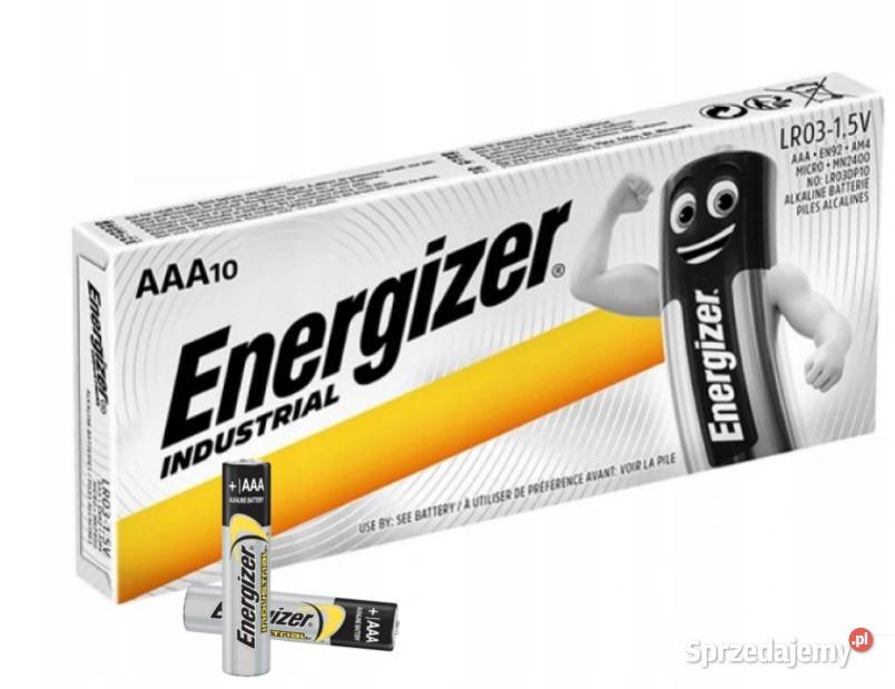 10x MOCNA BATERIA ENERGIZER INDUSTRIAL LR03 R3 wielkopolskie