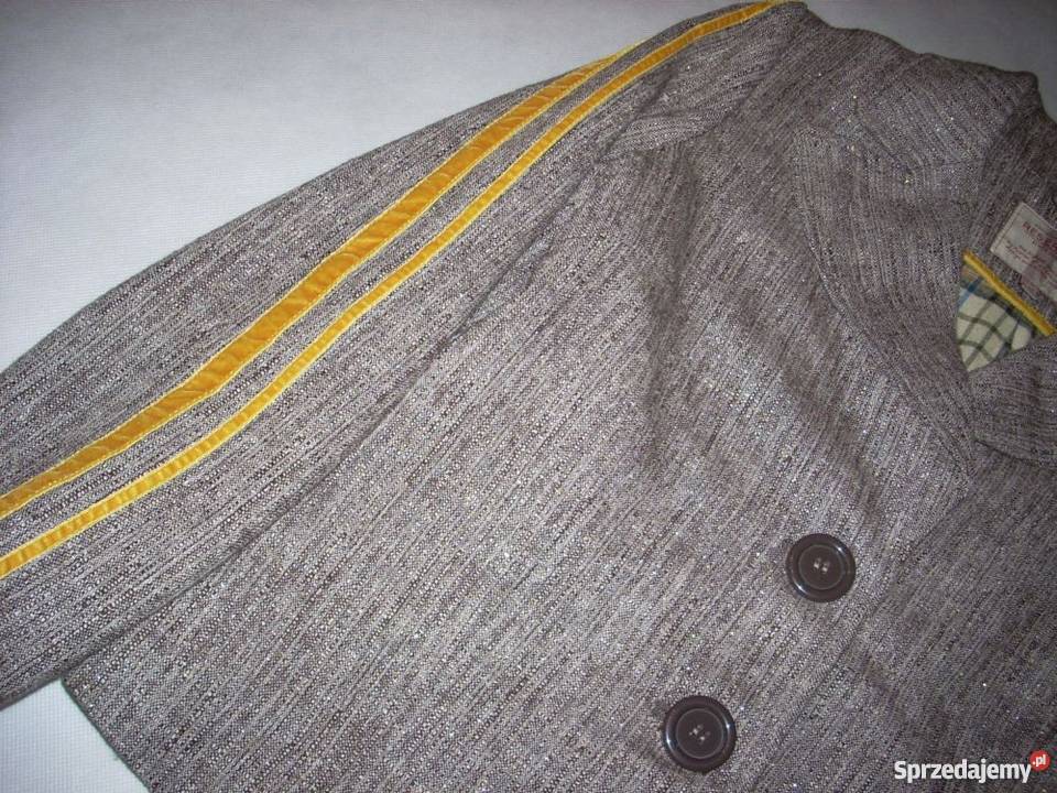 RESERVED Żakiet Marynarka melanż tweed ML małopolskie