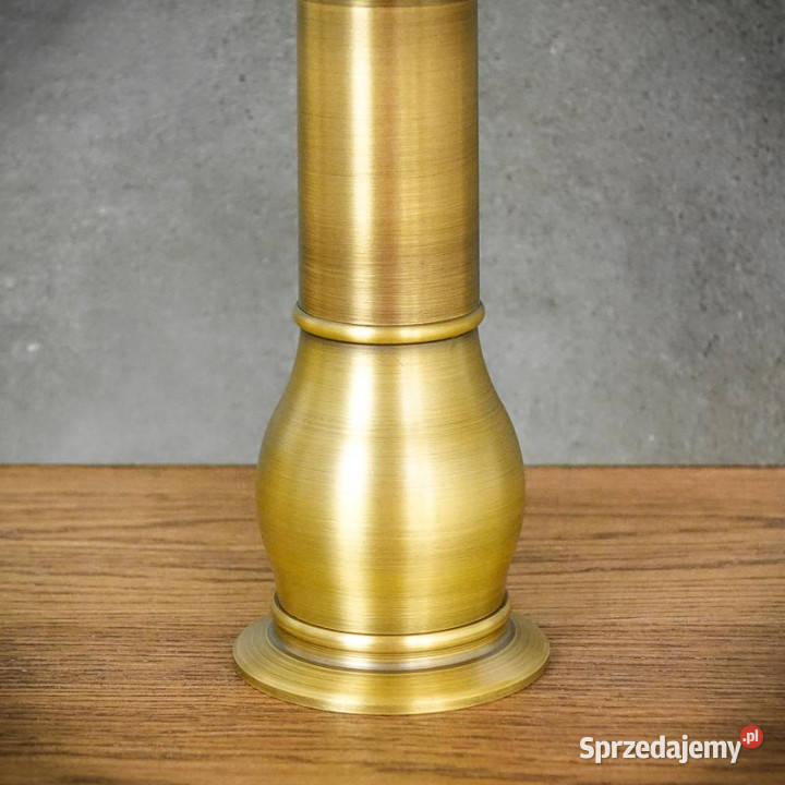 Bateria umywalkowa stojąca antyczny mosiądz