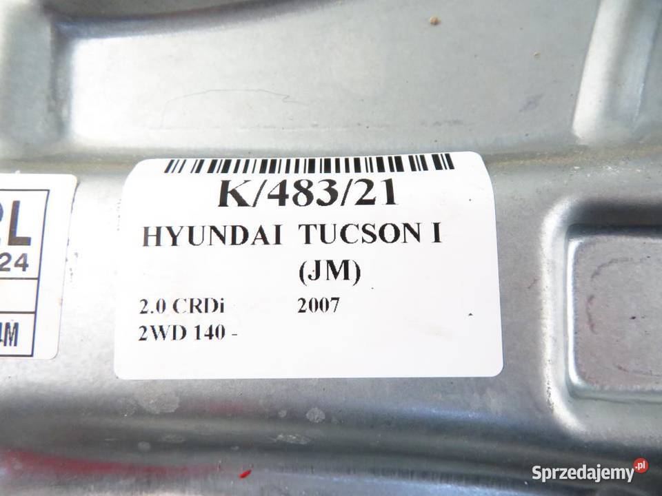 PODNOŚNIK SZYBY LEWY PRZEDNI HYUNDAI TUCSON I sprzedam