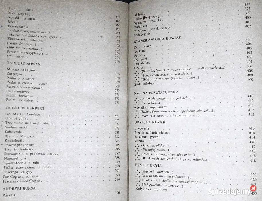 Poezja naszego wieku W Kaliński Chełm