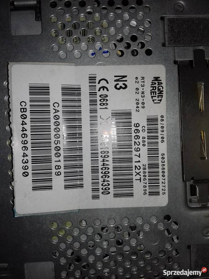 Citroen C4 Picasso kpl nawigacji Rt3 Polskie Jarocin