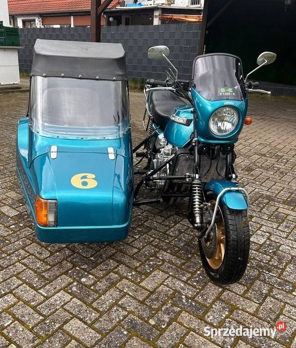 Kawasaki Z1300 z wózkiem 1980 r ZNALEZISKO Łódź