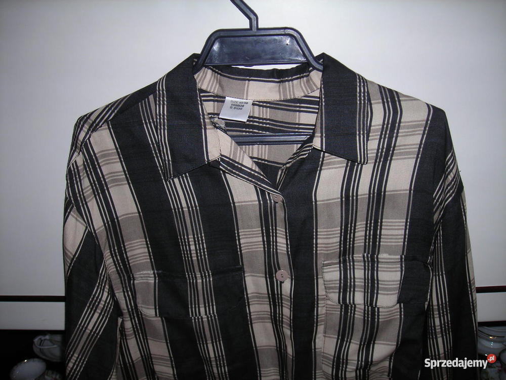 DWIE DAMSKIE KOSZULE ala BURBERRY r 36 i 38 Piła