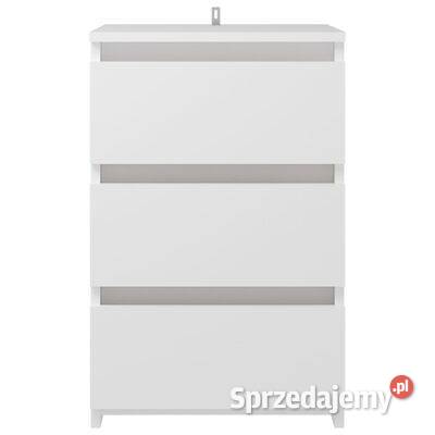 vidaXL Szafka nocna biała 40x35x625 materiał mazowieckie Warszawa