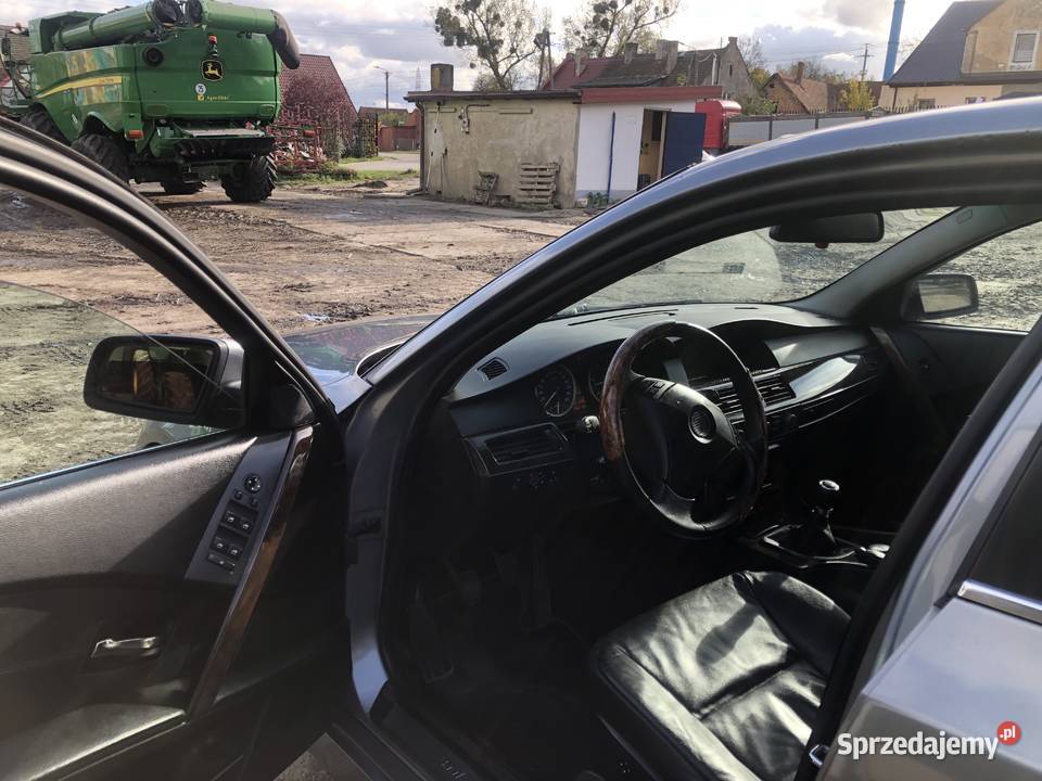 BMW E60 30D 218 manual nieuszkodzony Seria 5 Syców