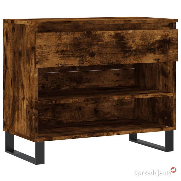 Półka na buty przydymiony dąb 70x36x60 WM831449