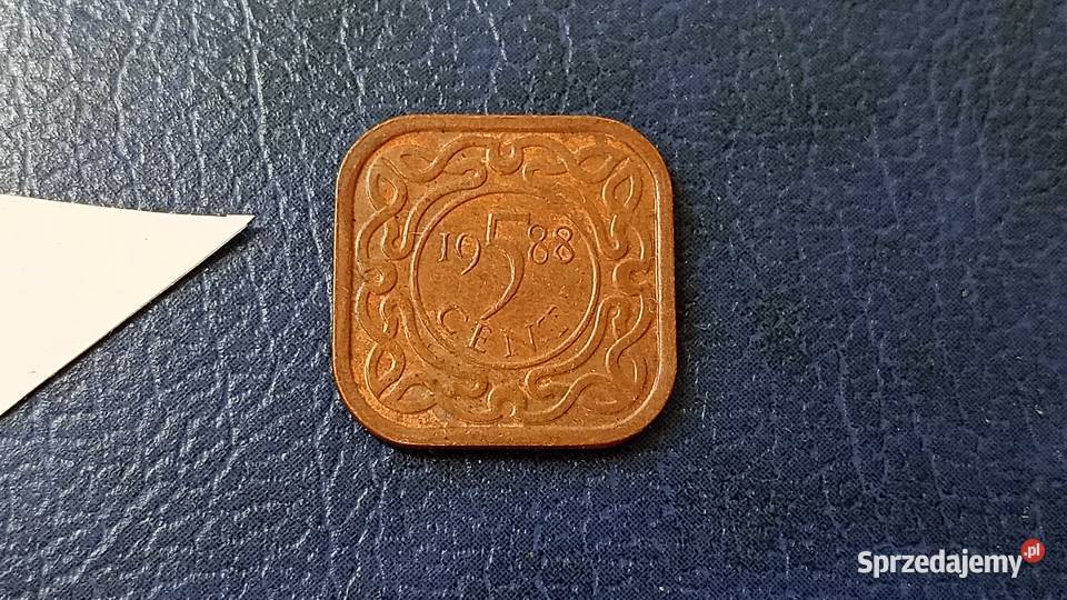 Stare monety 5 cent 1988 Surinam podkarpackie Lesko