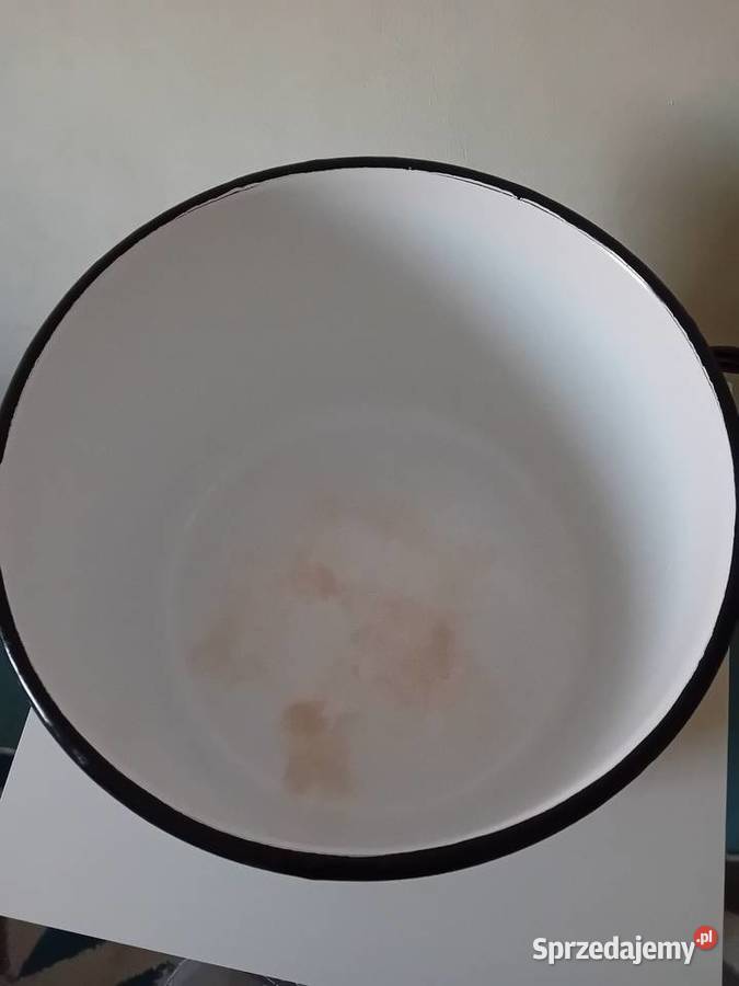 Garnek emaliowany duży do bigosu Warszawa sprzedam