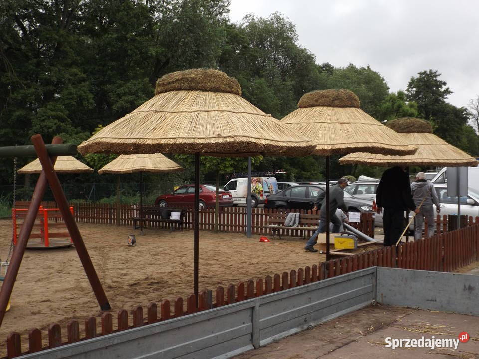 PARASOL PLAŻOWY trzcinowy hawajski na plaże pod Konin sprzedam