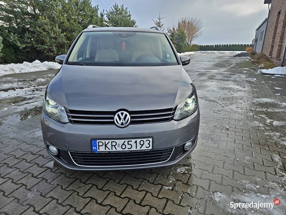 Vw touran 170 xenon led panoramadach dsg Zarejestrowany w Polsce wielkopolskie Koźmin Wielkopolski