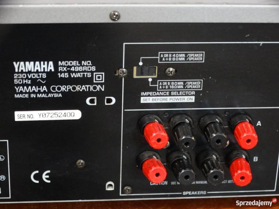 Amplituner Yamaha RX-V496 RDS WYSYŁKA. Jasło - Sprzedajemy.pl