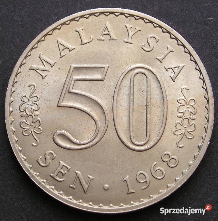 MALEZJA 50 SEN 1968 STAN MENNICZY