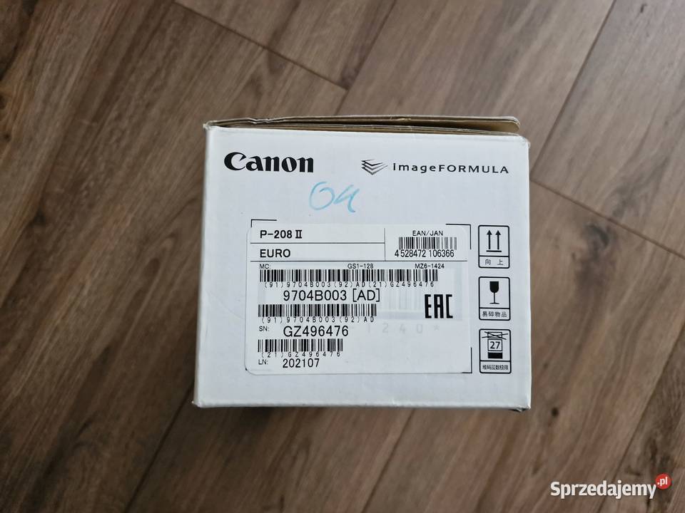 Skaner Canon ImageFORMULA P208II małopolskie Kraków sprzedam