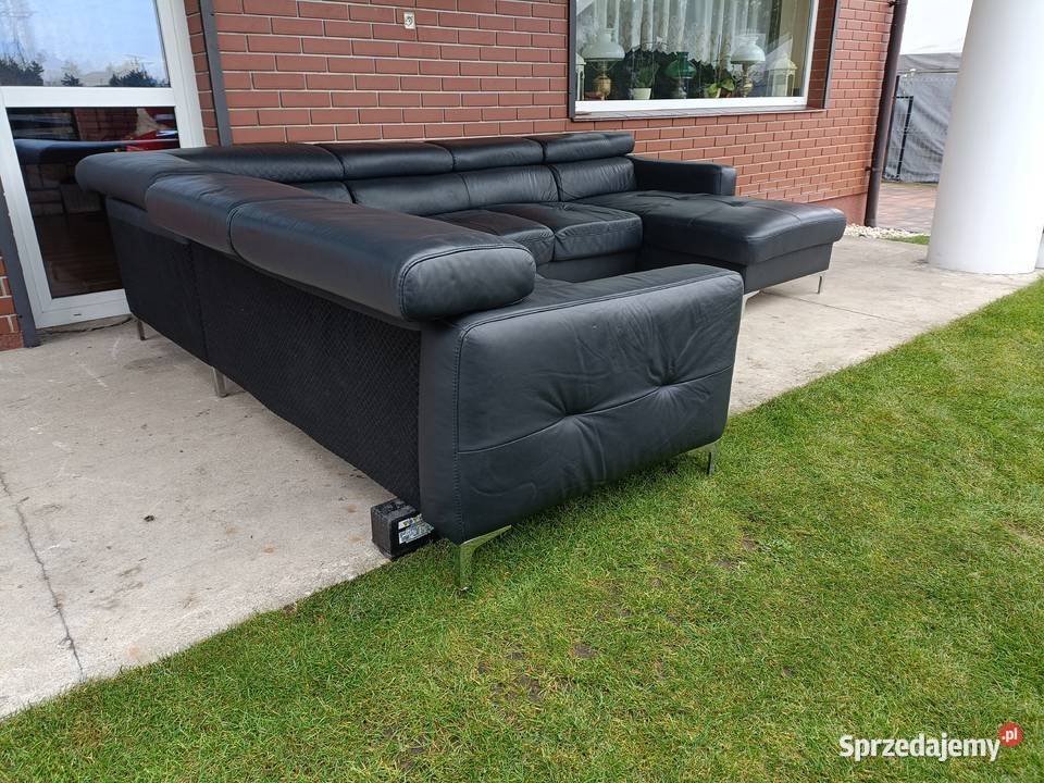 Sprzedam narożnik ze skóry wielkopolskie Konin sprzedam