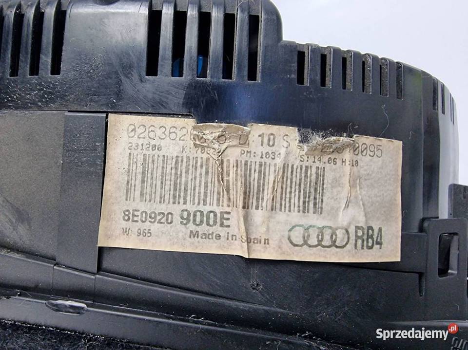 LICZNIK ZEGAR AUDI A4 B6 8E0920900E Lipno