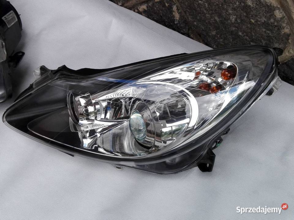 Opel Corsa D OPC Reflektory soczewkowe Xenon dolnośląskie Żmigród