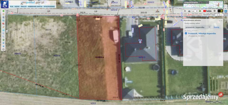 DZIAŁKA BUDOWLANA W PRZEWORSKU podkarpackie