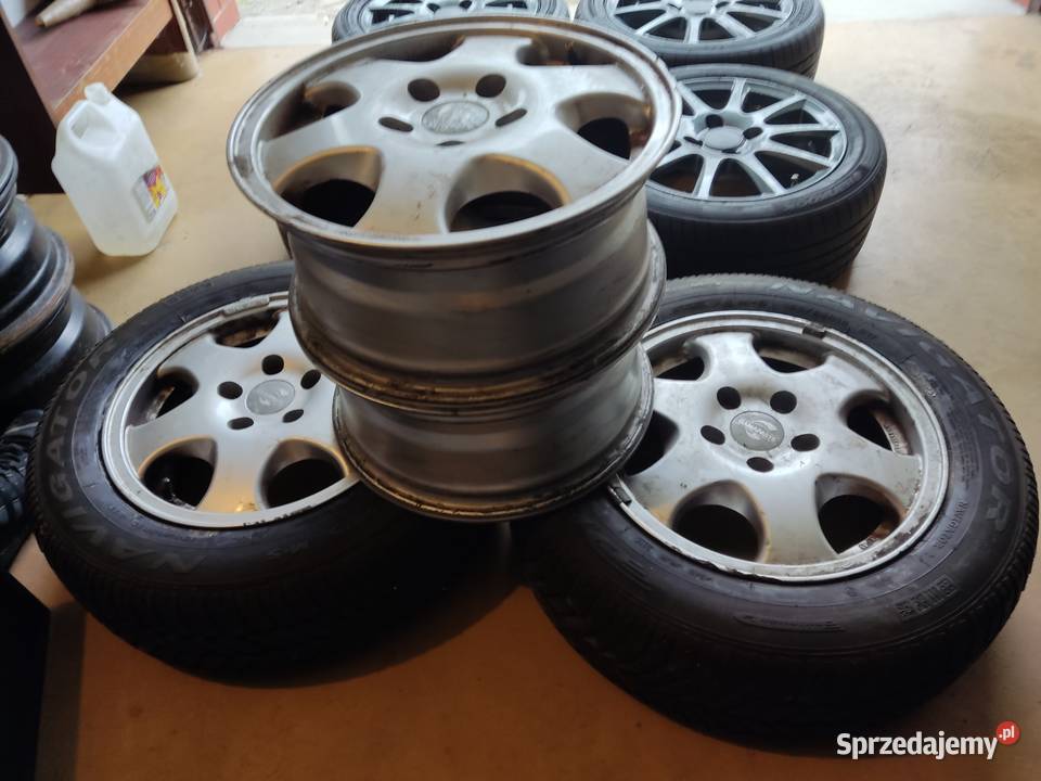 4 felgi 5x112 Gammaparts z 2 oponami Motoryzacja Lublin