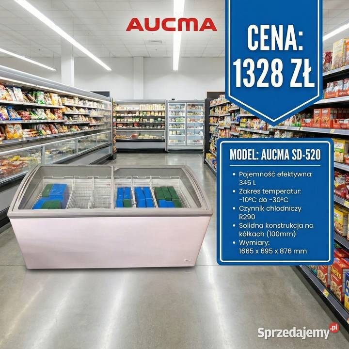 Zamrażarka skrzyniowa AUCMA SD520 Wrocław