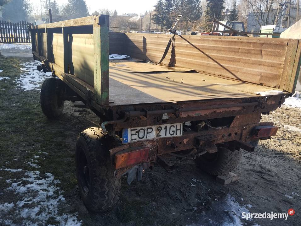 Przyczepa agromet t 169 4 tony biafamar do Wodzisław Śląski sprzedam