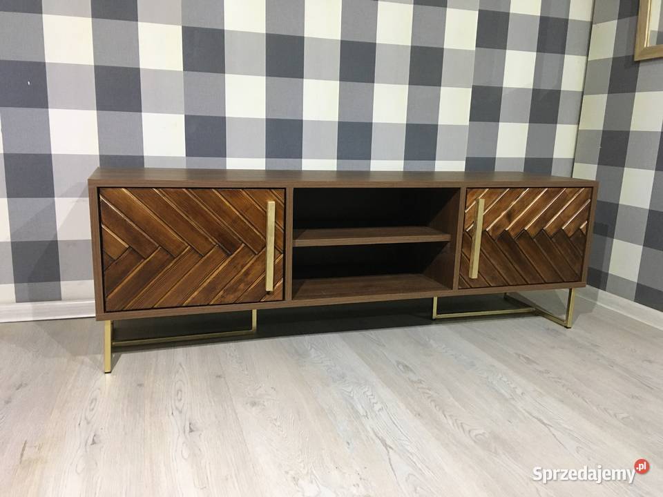 Szafka sideboard 150 orzech fronty jodełka Warszawa