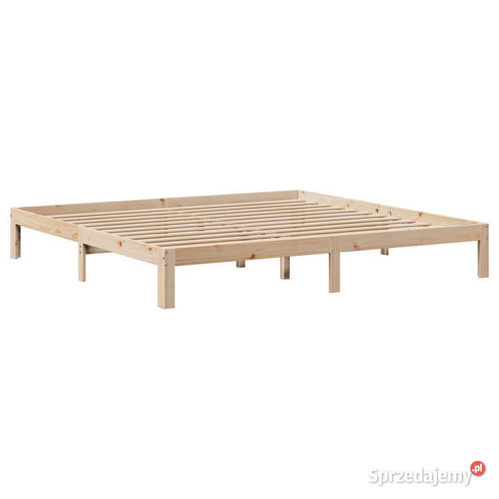 Rama łóżka z zagłówkiem sosnowa 180x200 Warszawa