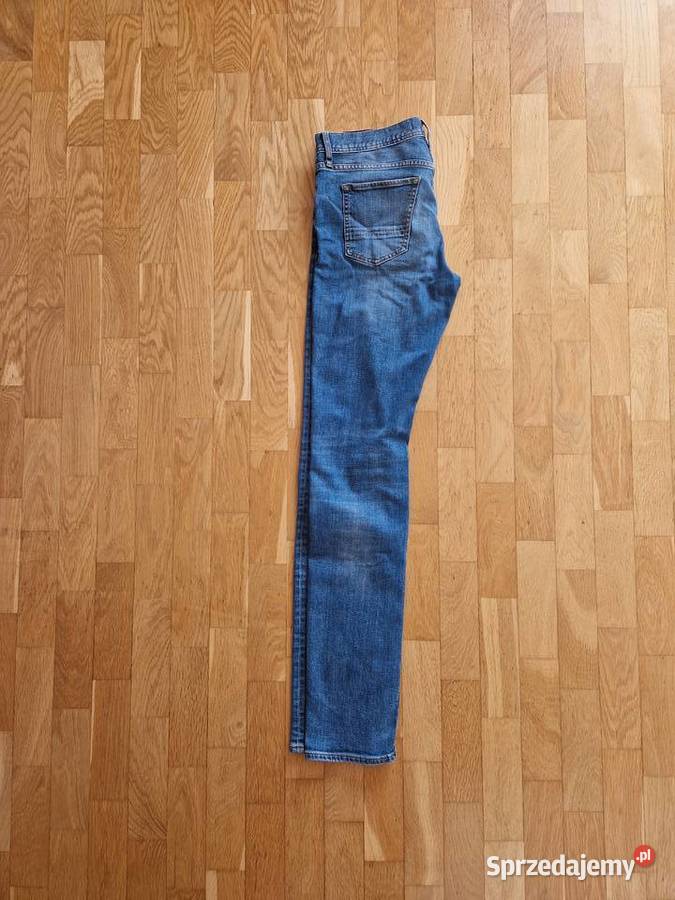 Spodnie męskie dżinsy niebieskie Tommy Hilfiger Bibice