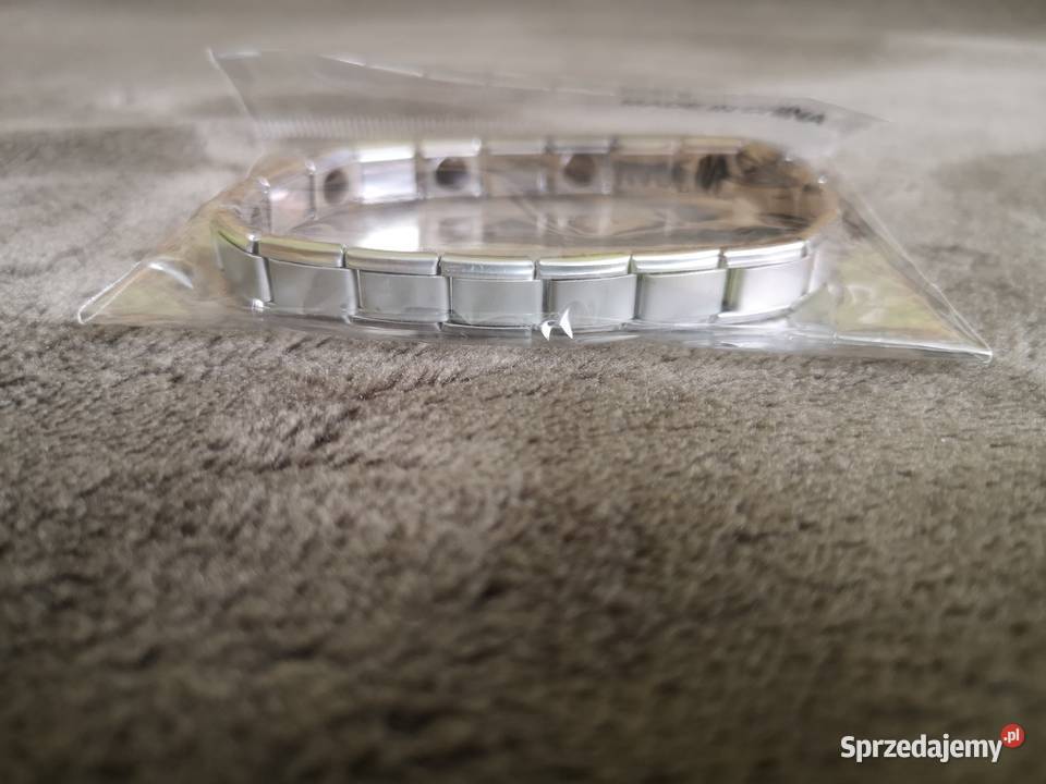 Magnetyczna zdrowotna bransoletka stal Nowy Świętów