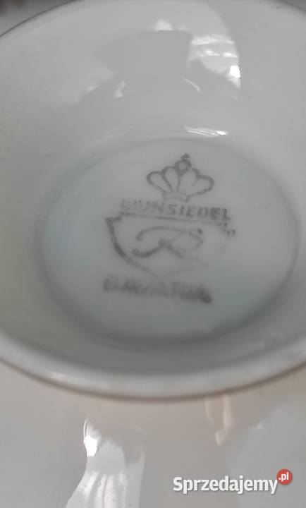 Wunsiedel kolekcjonerski zestaw śniadaniowy Trio Pabianice