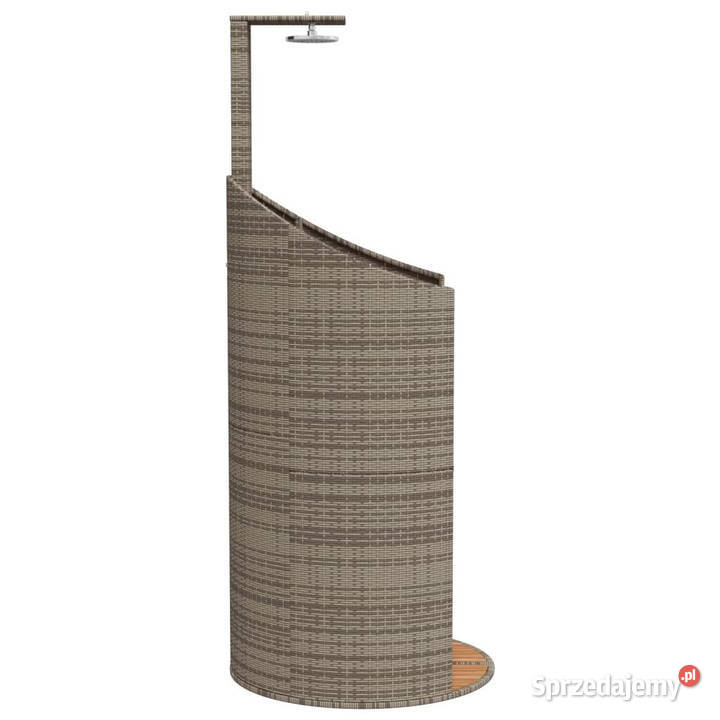 Prysznic ogrodowy szary 100x100x2415 polirattan Warszawa